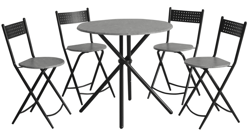 Jídelní set Around, beton