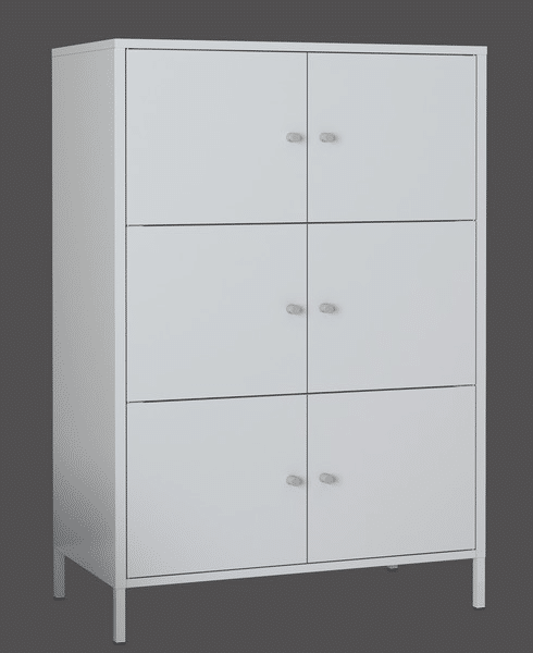 Skříňka Funny, bílá