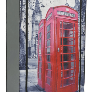 Látková skříň Telefonní budka