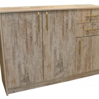 Komoda K1-3D2S bílá borovice - FALCO