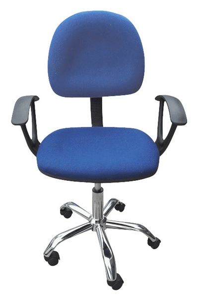 Dětská židle Erfon, modrá látka