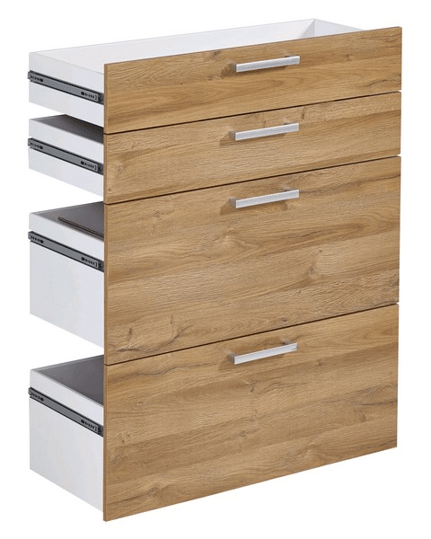 Sada zásuvek (4 ks) Calvia 14, starý dub