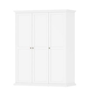 Šatní skříň třídveřová Paris 75353 bílá - TVI