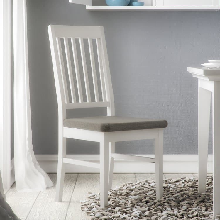 Jídelní židle Paris 90306 bílá/šedá 2ks - TVI