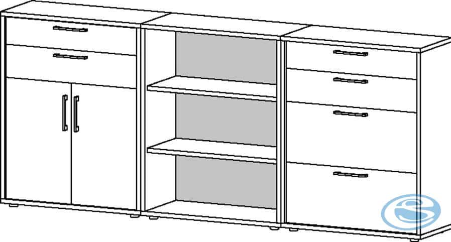 Tvilum Kombinace Prima 80400/177 - TVI