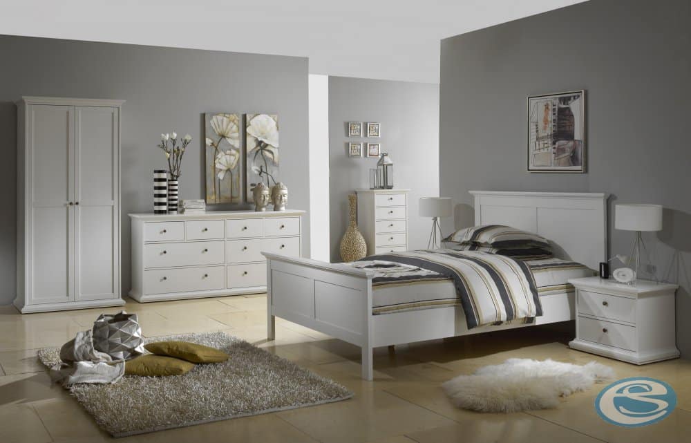 Ložnice Paris bílá - TVI