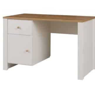 Psací stůl Berg 1D1S dub zlatý/crem - JUREK