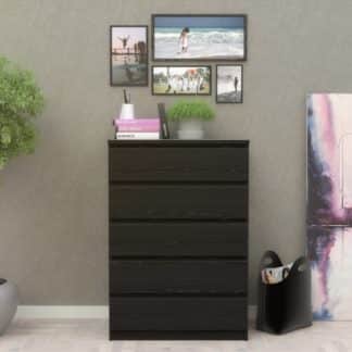 Komoda Naia 70297 černá struktura - TVI