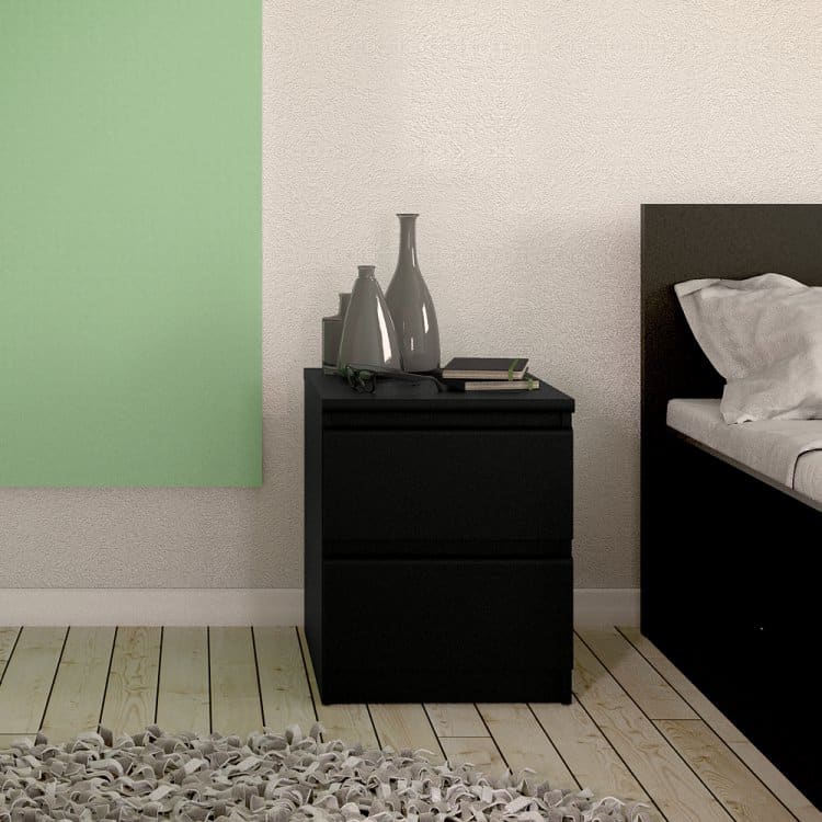 Noční stolek Naia 71069 černý mat - TVI