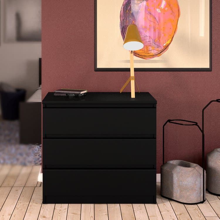 Komoda Naia 71076 černý mat - TVI