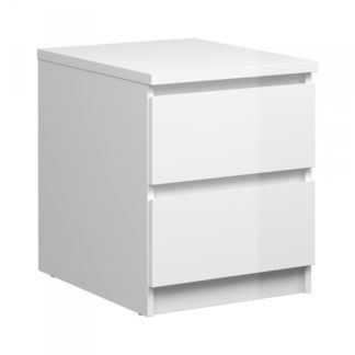 Noční stolek bílý lesk Naia 76230 - TVI