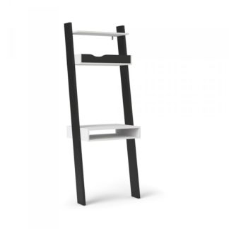 Policový retro regál Oslo 75389 bílá/černý mat - TVI