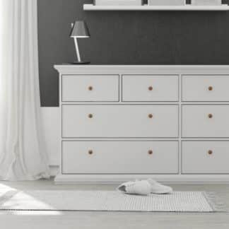 Velká bílá komoda Paris 76719 - TVI