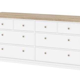 Velká komoda Paris 76719 bílá/dub - TVI