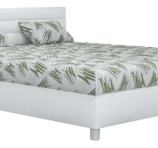 Čalouněná postel Spa 180x200 bílá - BLANAŘ