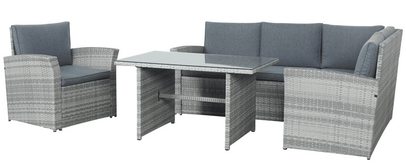 Rohový set zahradního nábytku Aloha