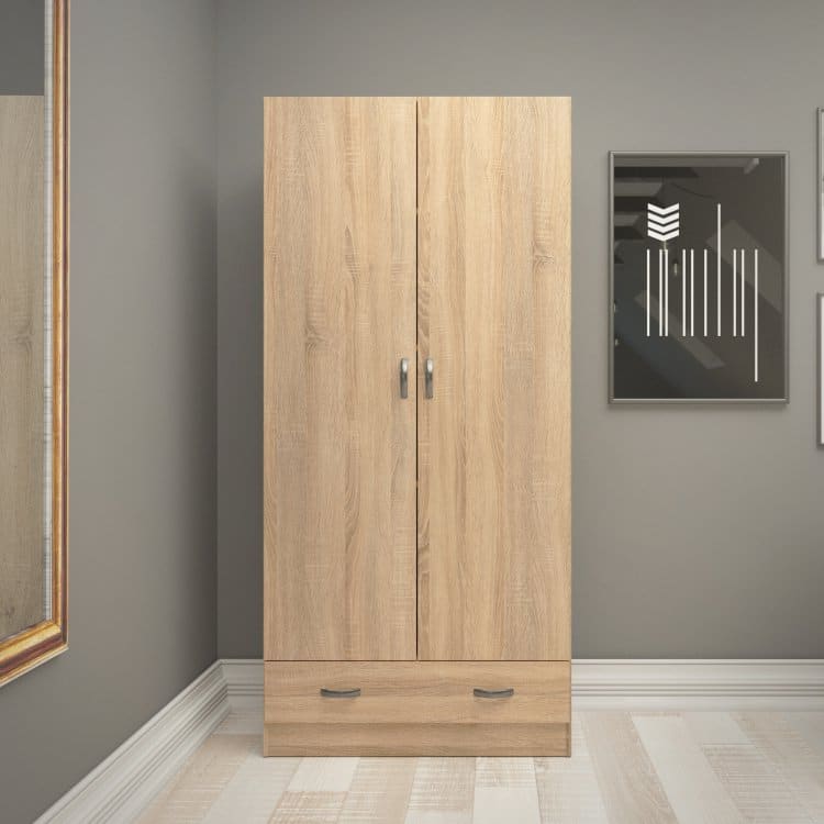 Dvoudveřová šatní skříň 75088 dub sonoma - TVI