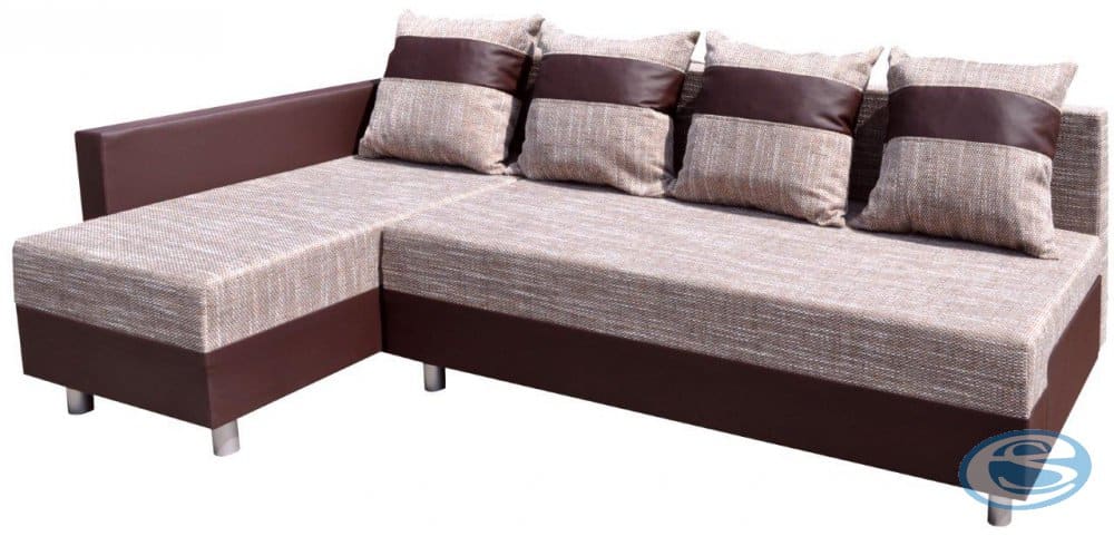 Sedací souprava Rosana levá hnědá - FALCO