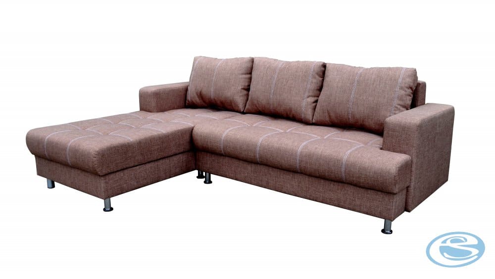 Rohová sedací souprava Rapid  levá hnědá - FALCO