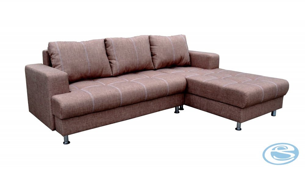 Rohová sedací souprava Rapid  pravá hnědá - FALCO