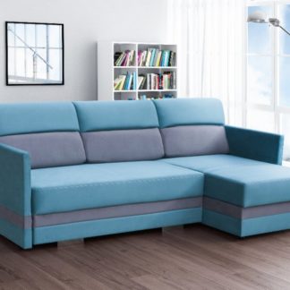 Rohová sedací souprava Coliber modro-šedá - FALCO