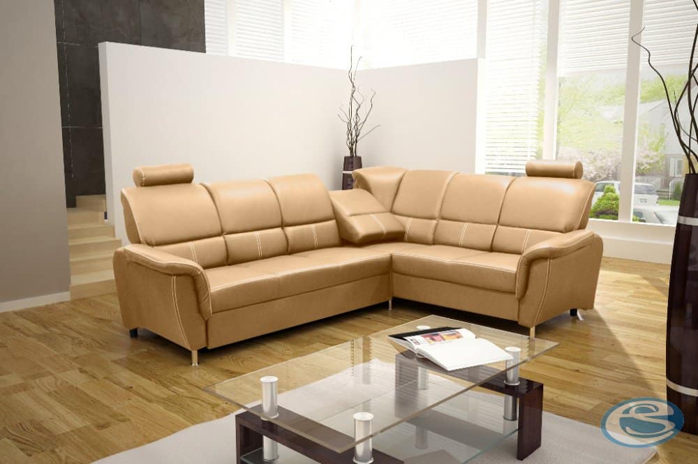 Rohová sedací souprava Diana béžová - FALCO