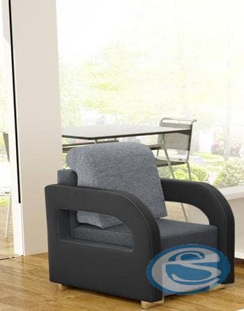 Křeslo Laura tmavě šedé - FALCO