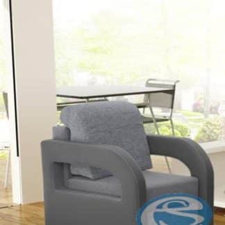 Křeslo Laura světle šedé - FALCO