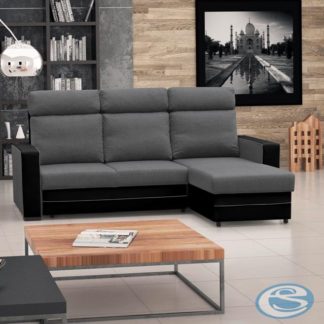 Rohová sedací souprava Maxx šedo-černá - FALCO