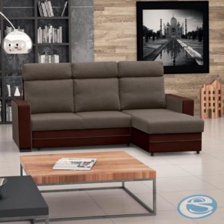 Rohová sedací souprava Maxx tmavě hnědá - FALCO