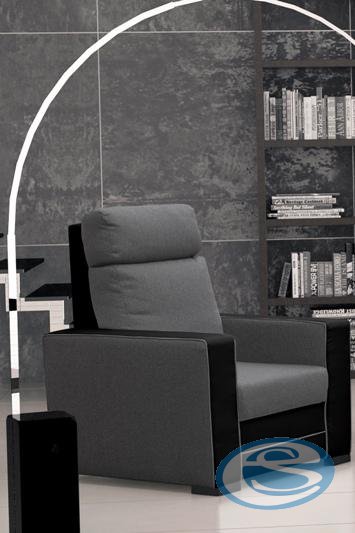 Křeslo Maxx šedo-černé - FALCO