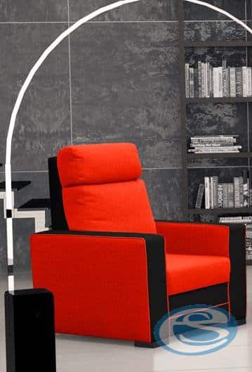 Křeslo Maxx červeno-černé - FALCO