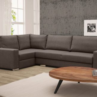 Rohová sedací souprava Tornado tmavě hnědá - FALCO