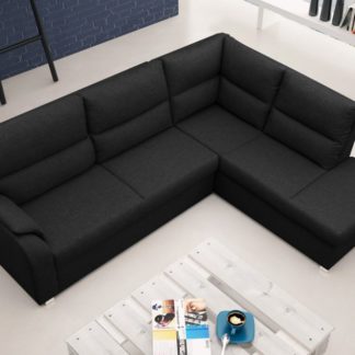 Rohová sedací souprava Ramiro černá - FALCO