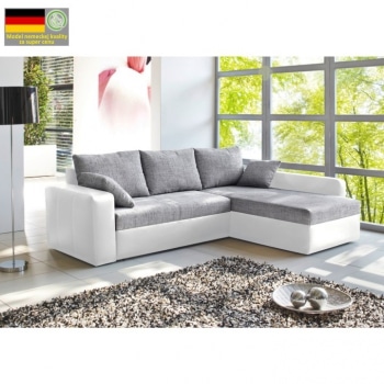 Rohová sedací souprava Viper univerzální šedobílá - TempoKondela