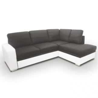 Rohová sedací souprava Waran bíločerná pravá - TempoKondela