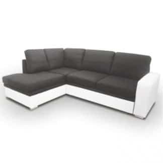 Rohová sedací souprava Waran bíločerná levá - TempoKondela