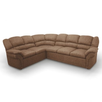 Rohová sedací souprava Amelia hnědá levá - TempoKondela
