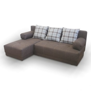 Rohová sedací souprava Mexx šedá levá - TempoKondela