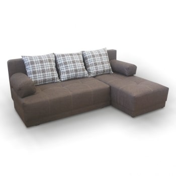 Rohová sedací souprava Mexx šedá pravá - TempoKondela