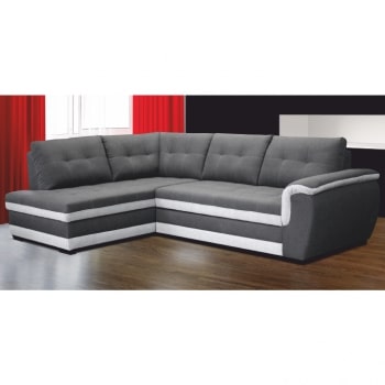 Rohová sedací souprava Ruba šedá levá - TempoKondela