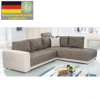 Rohová univerzální sedací souprava Orlan béžová - TempoKondela