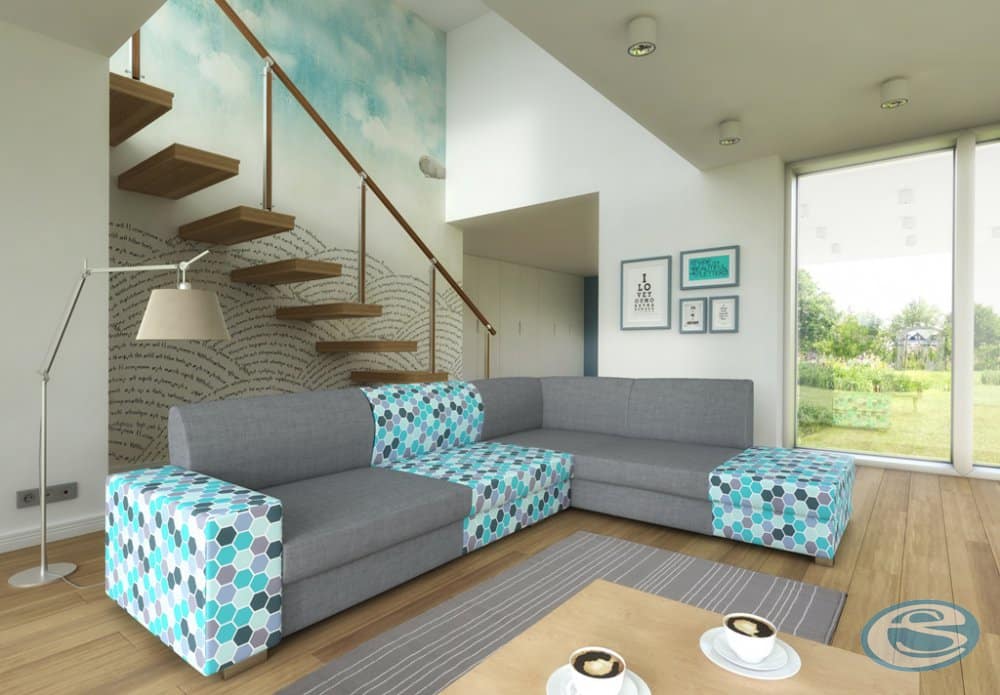 Rohová sedací souprava Diarado šedá - FALCO