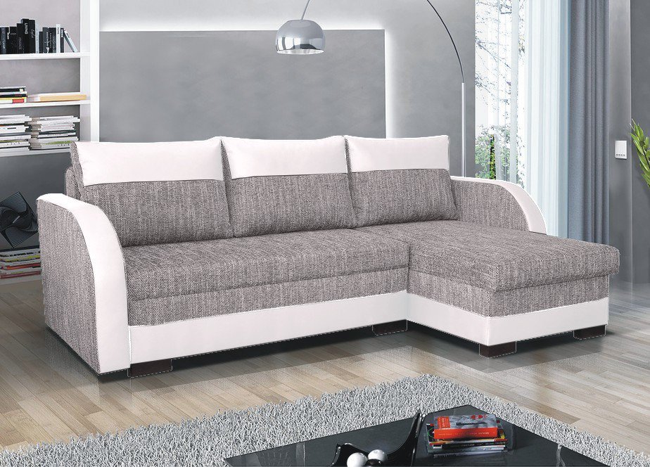 Sedací souprava Ohio rozkládací bílošedá - FALCO