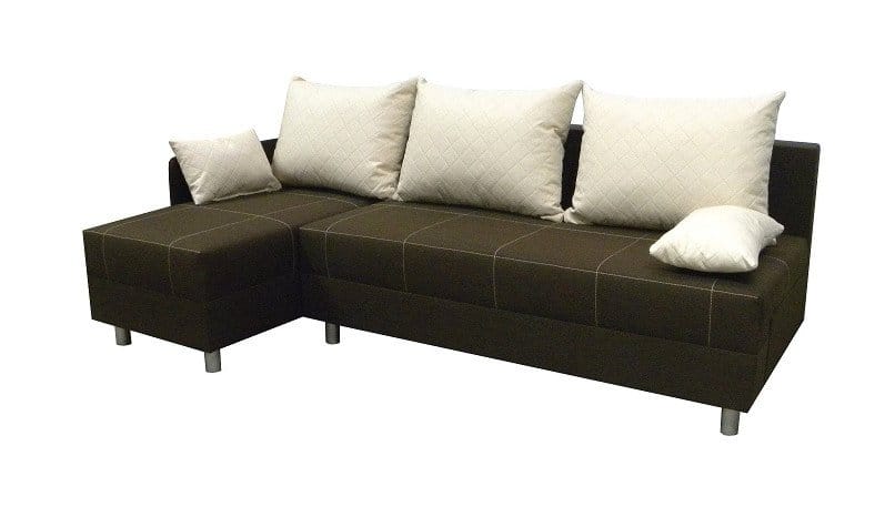 Sedací souprava Frankie Duo hnědobílá levá - FALCO