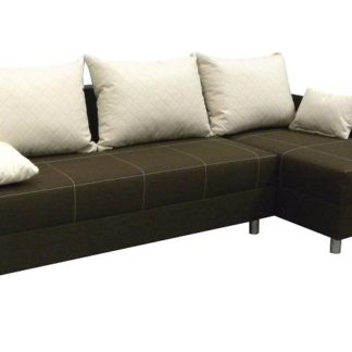 Sedací souprava Frankie Duo hnědobílá pravá - FALCO