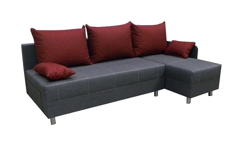 Sedací souprava Frankie Duo šedá/bordó pravá - FALCO