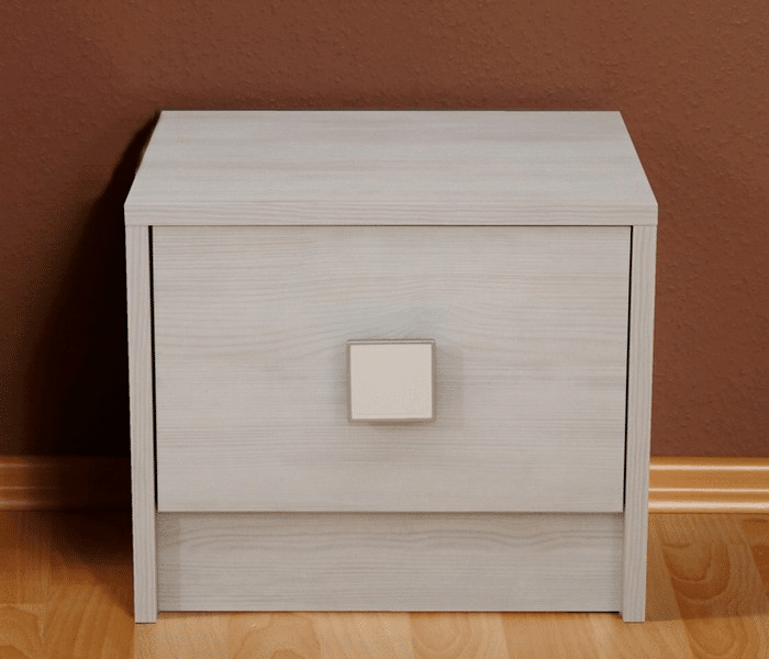 Noční stolek Pingu AS-31, bělený modřín
