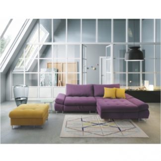 Rohová rozkládací sedací souprava Gres pravá - TempoKondela