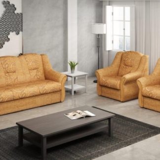 Sedací souprava Madeira 3+1+1 rozkládací žlutá - FALCO